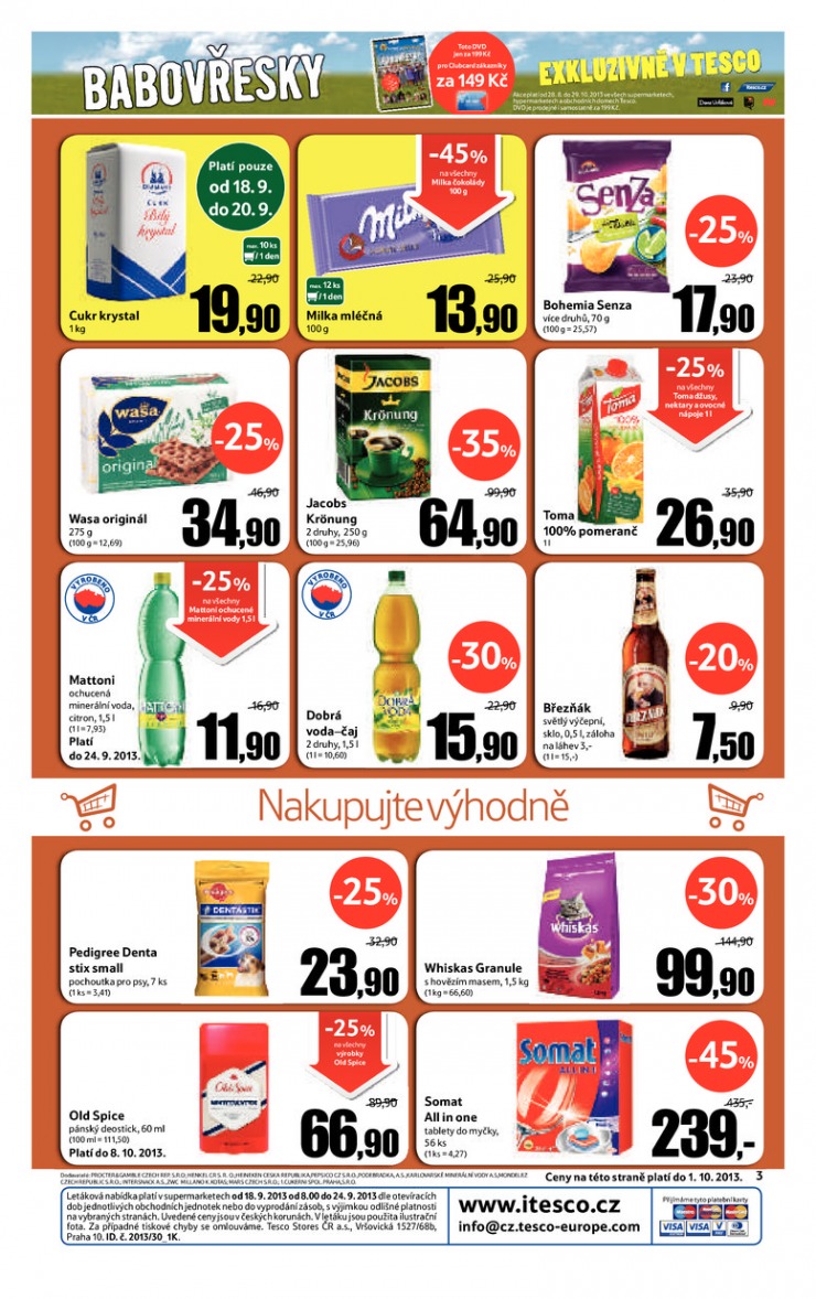leták Tesco supermarkety od 18.9.2013 strana 1 leták Tesco supermarkety od 18.9.2013 strana 1