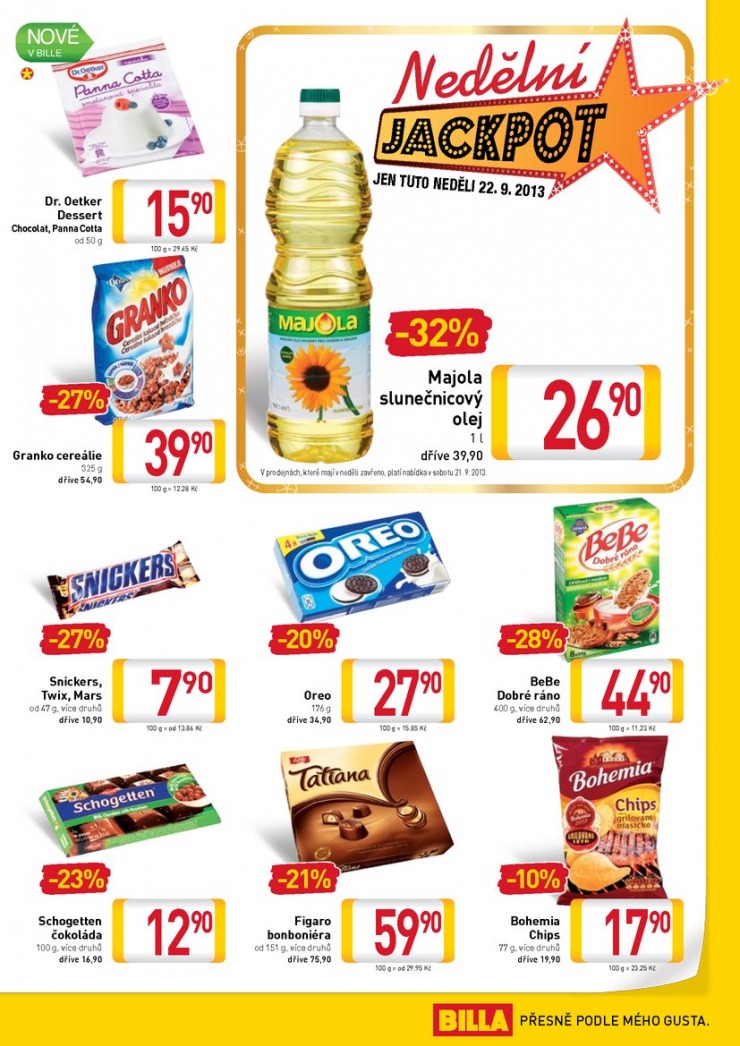 let�k Billa velk� od 18.9.2013 strana 1