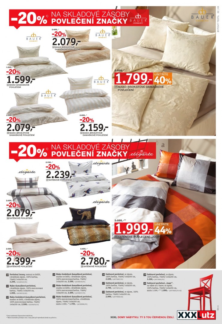 leták XXXLutz Povlečení od 16.9.2013 strana 1 leták XXXLutz Povlečení od 16.9.2013 strana 1