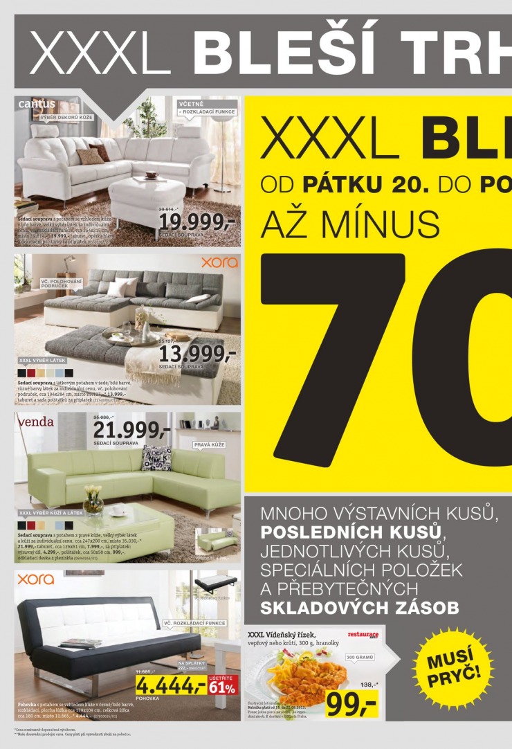 leták XXXLutz Bleší trh od 16.9.2013 strana 1 leták XXXLutz Bleší trh od 16.9.2013 strana 1
