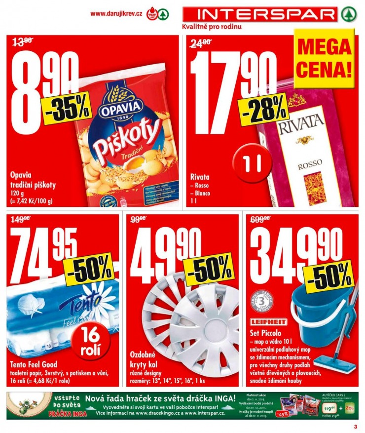 leták Interspar Akční nabídka od 18.9.2013 strana 1 leták Interspar Akční nabídka od 18.9.2013 strana 1