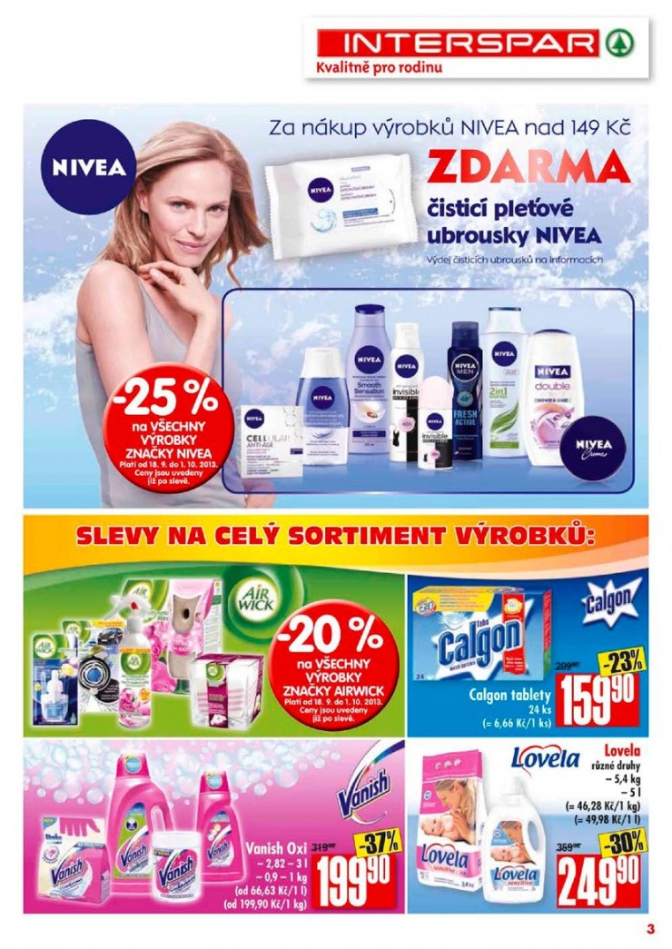 leták Interspar Kosmetika od 18.9.2013 strana 1 leták Interspar Kosmetika od 18.9.2013 strana 1