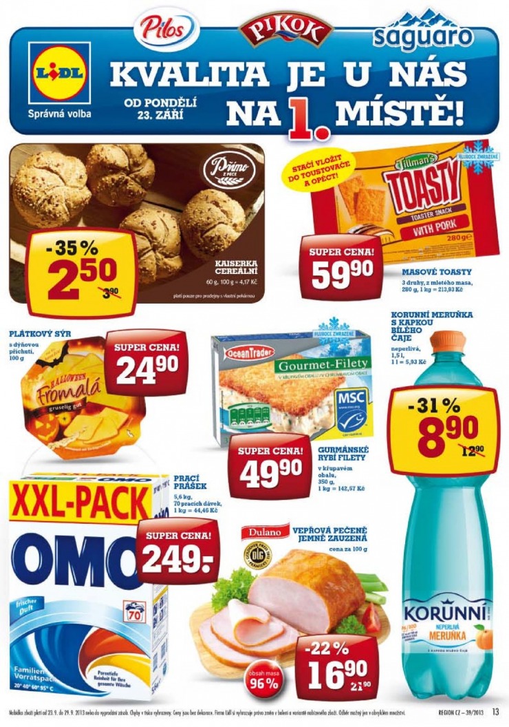 let�k Lidl Ak�n� nab�dka od 23.9.2013 strana 1