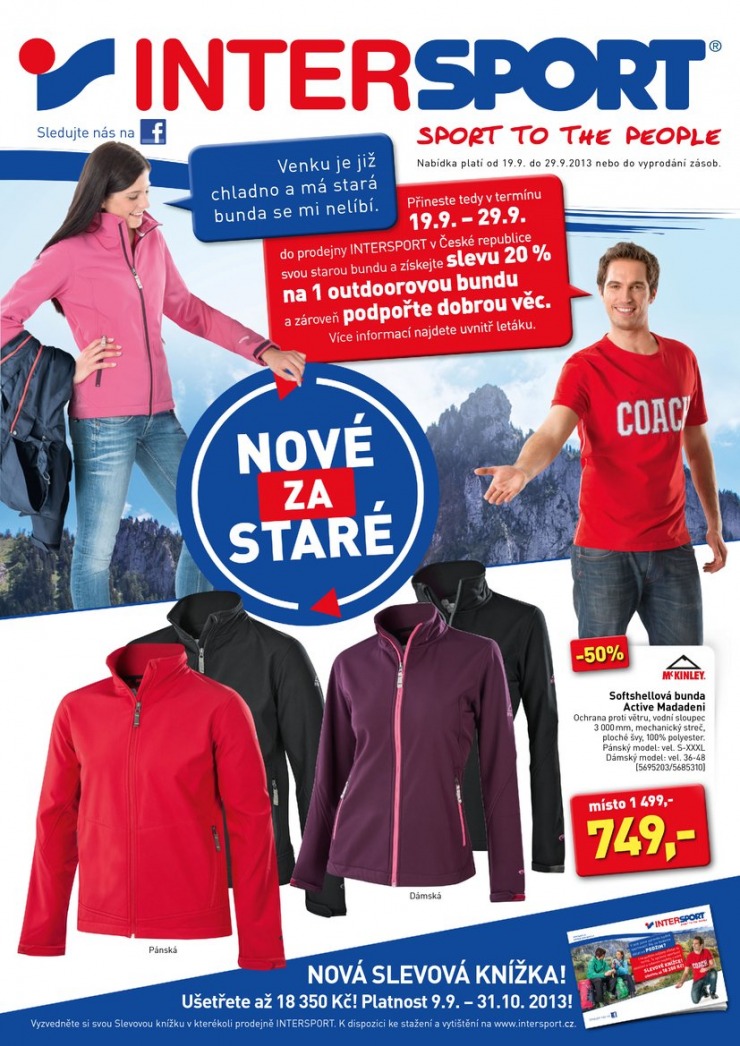 letk Intersport Aktuln letk od 19.9.2013 strana 1