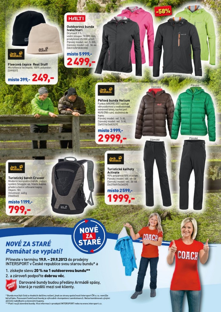 leták Intersport Aktuální leták od 19.9.2013 strana 1 leták Intersport Aktuální leták od 19.9.2013 strana 1
