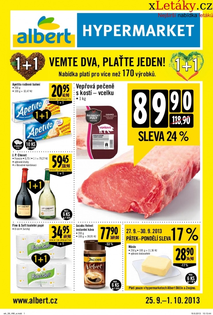 leták Albert Hypermarket akční leták strana 1 leták Albert Hypermarket akční leták strana 1