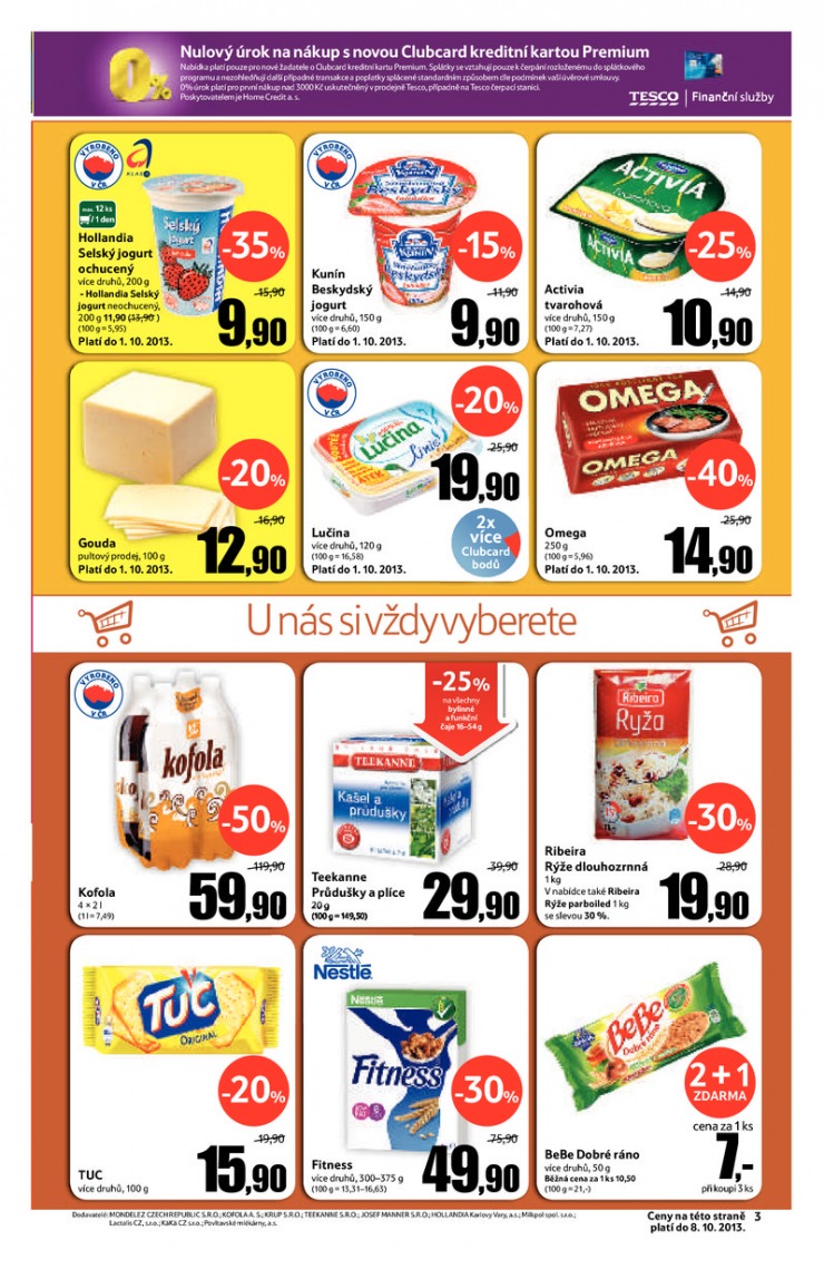 leták Tesco malé hypermarkety od 25.9.2013 strana 1 leták Tesco malé hypermarkety od 25.9.2013 strana 1
