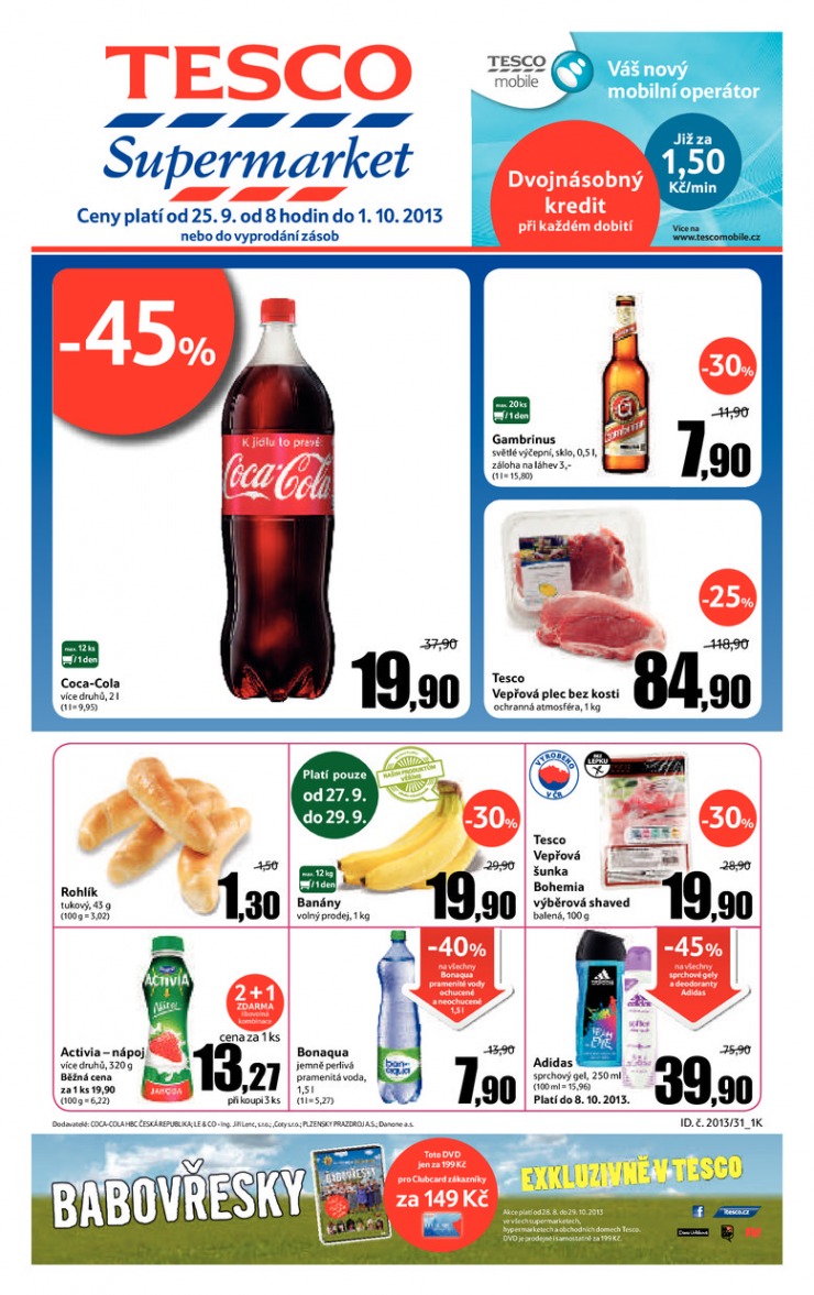 letk Tesco supermarkety od 25.9.2013 strana 1