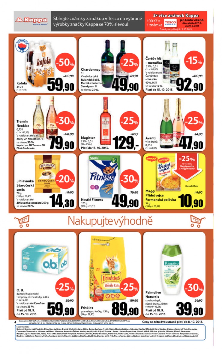 let�k Tesco supermarkety od 25.9.2013 strana 1