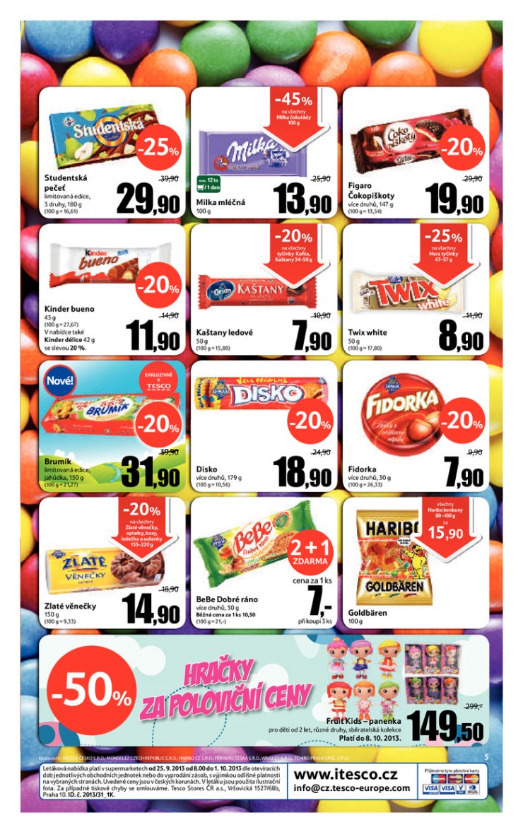 let�k Tesco supermarkety od 25.9.2013 strana 1