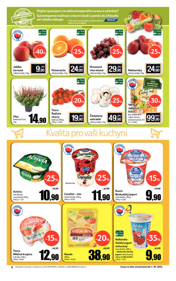 leták Tesco supermarkety od 25.9.2013 strana 1 leták Tesco supermarkety od 25.9.2013 strana 1