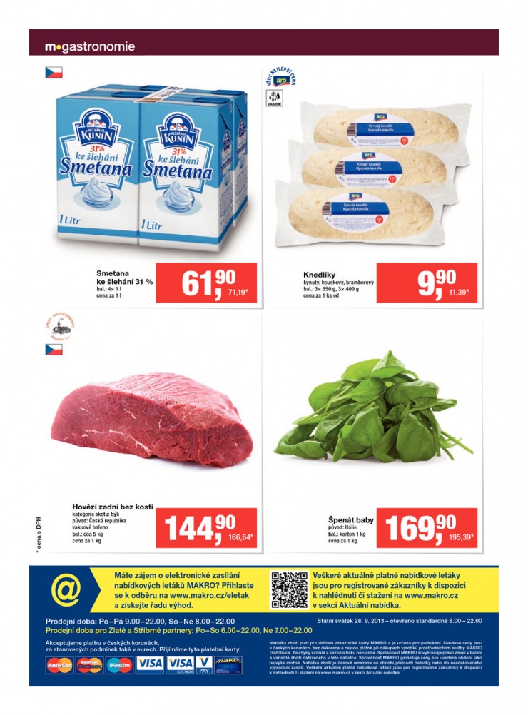 leták Makro Čerstvé potraviny od 25.9.2013 strana 1 leták Makro Čerstvé potraviny od 25.9.2013 strana 1