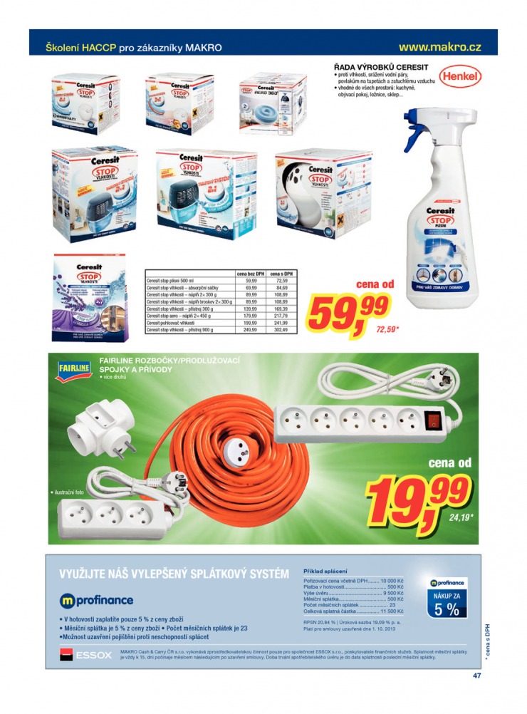 let�k Makro Spot�ebn� zbo�� od 25.9.2013 strana 1