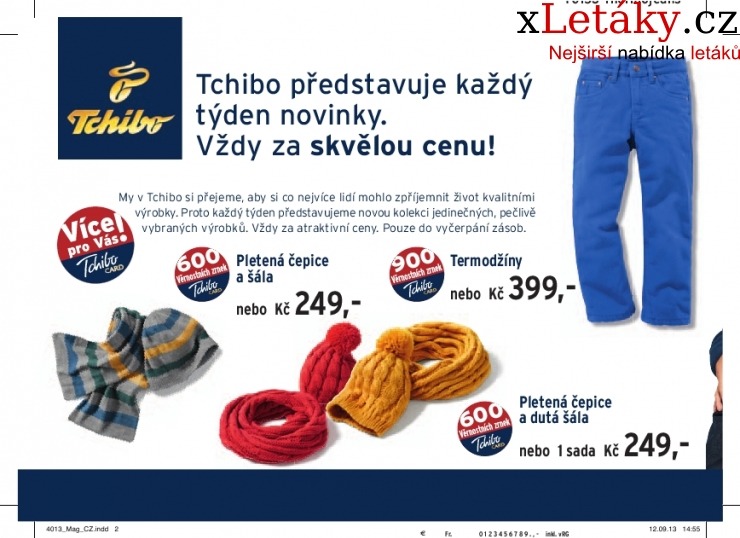 leták Tchibo leták strana 1 leták Tchibo leták strana 1
