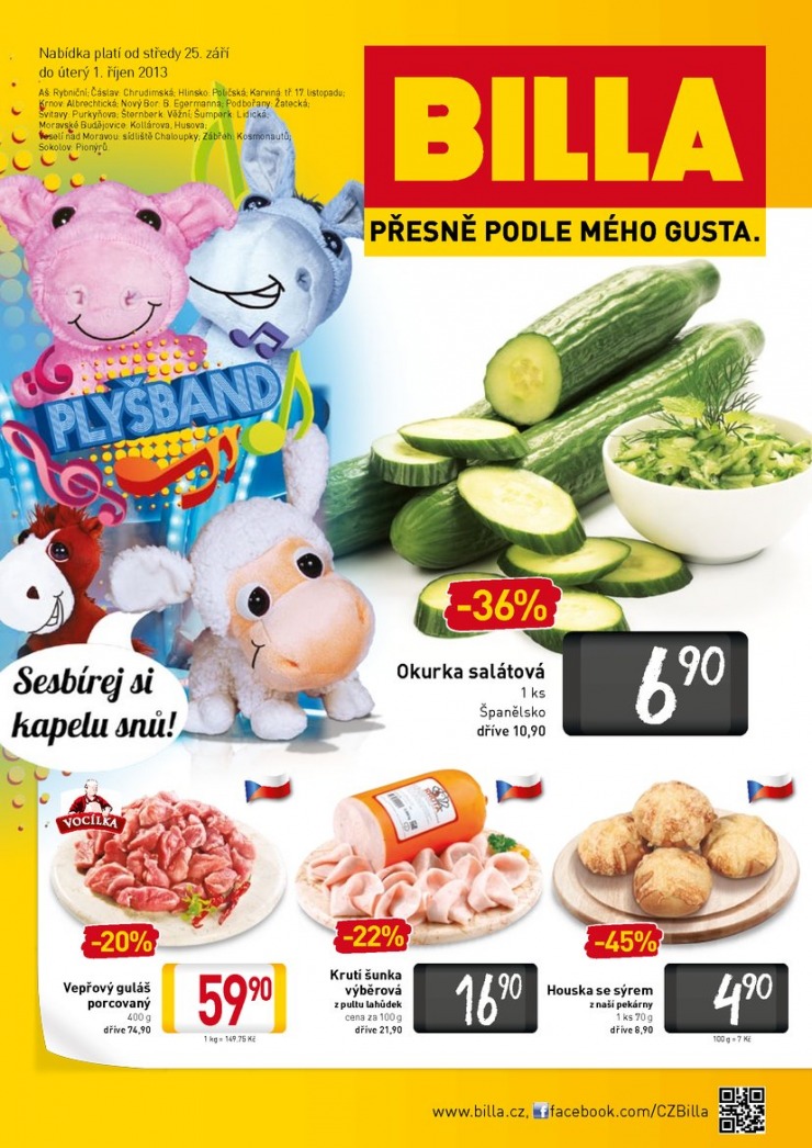 letk Billa speciln od 25.9.2013 strana 1