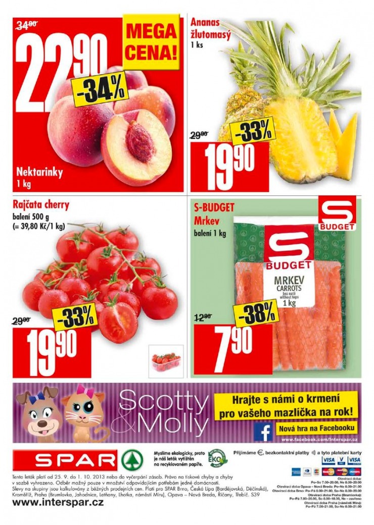 letk Interspar nabdka Spar od 25.9.2013 strana 1