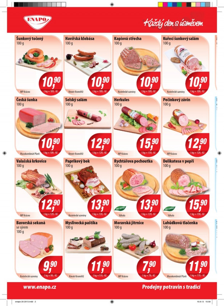 leták Enapo Akční leták od 25.9.2013 strana 1 leták Enapo Akční leták od 25.9.2013 strana 1