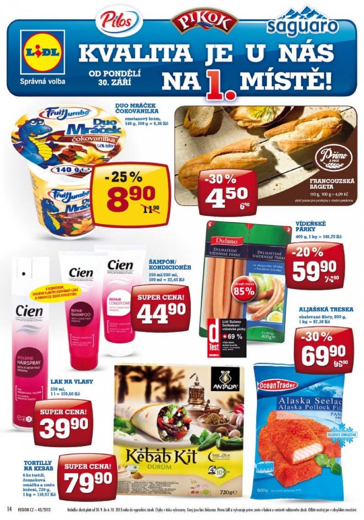 let�k Lidl Ak�n� nab�dka od 30.9.2013 strana 1