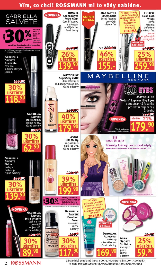 leták Rossmann Leták od 30.9.2013 strana 1 leták Rossmann Leták od 30.9.2013 strana 1