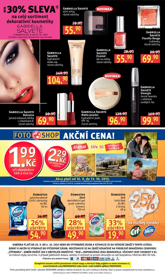 leták Rossmann Leták od 30.9.2013 strana 1 leták Rossmann Leták od 30.9.2013 strana 1