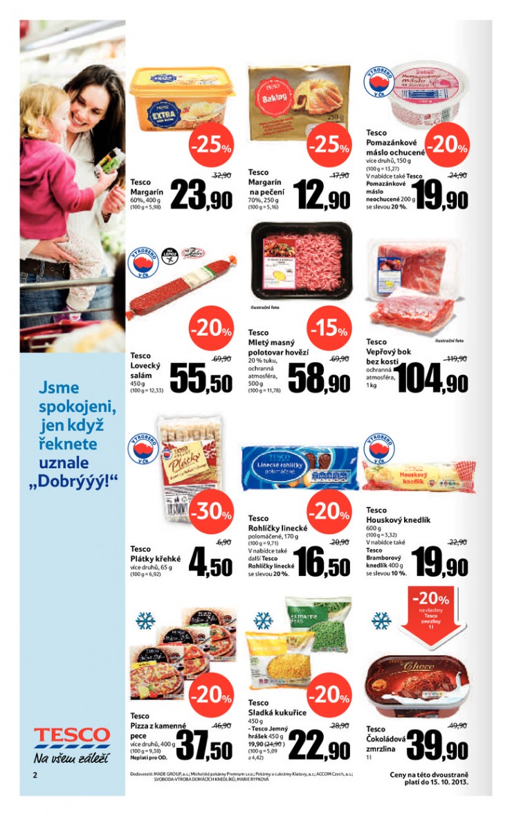 leták Tesco velké hypermarkety od 2.10.2013 strana 1 leták Tesco velké hypermarkety od 2.10.2013 strana 1