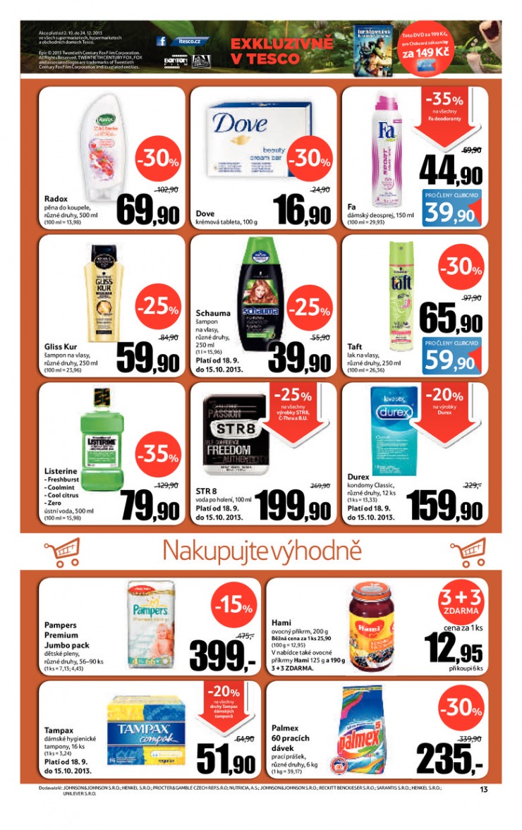 let�k Tesco velk� hypermarkety od 2.10.2013 strana 1