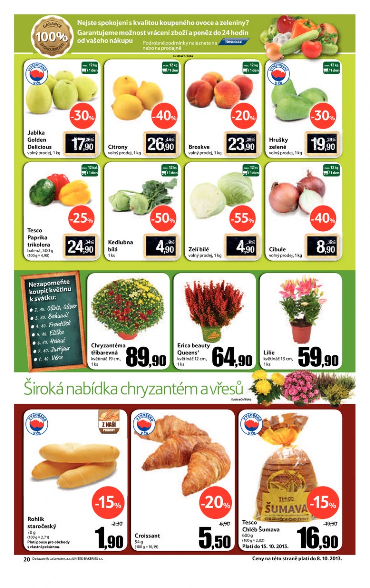 leták Tesco velké hypermarkety od 2.10.2013 strana 1 leták Tesco velké hypermarkety od 2.10.2013 strana 1