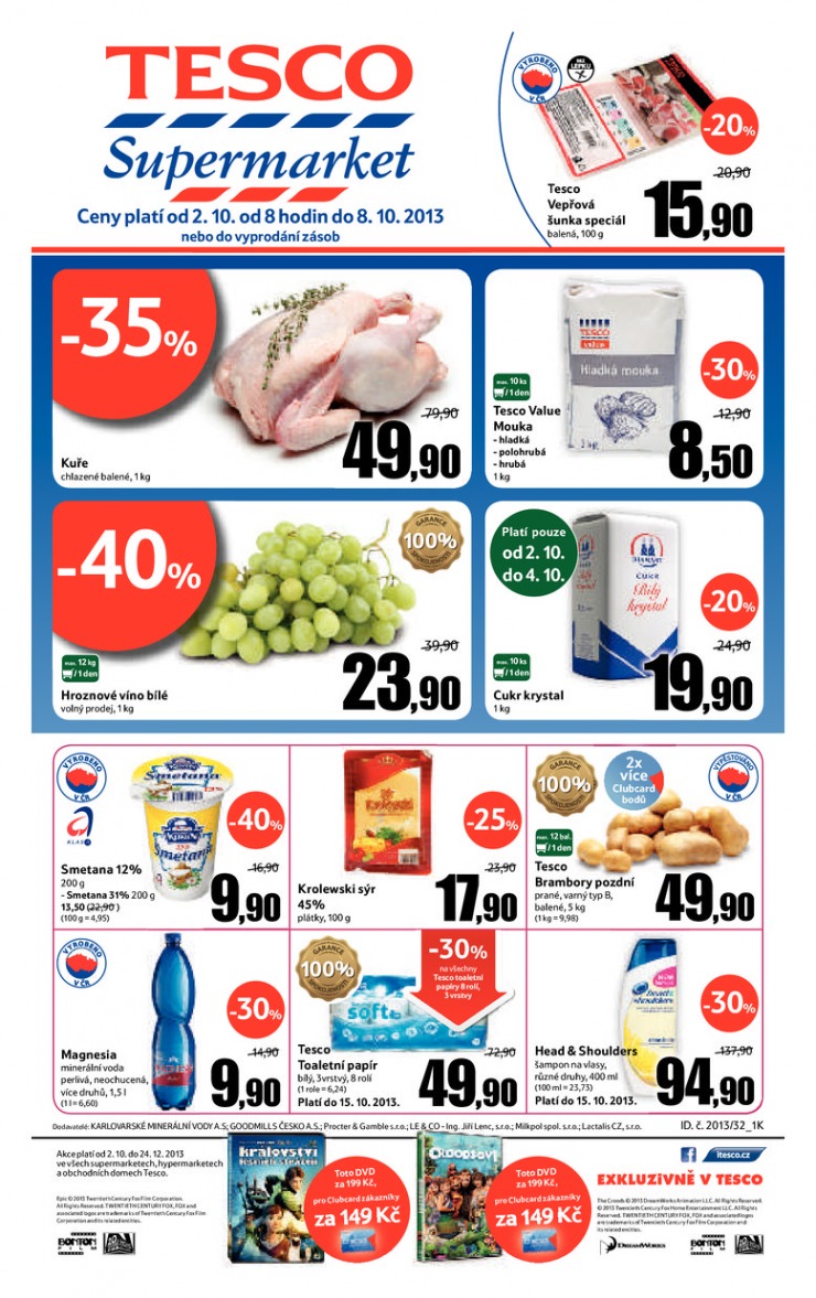 letk Tesco supermarkety od 2.10.2013 strana 1