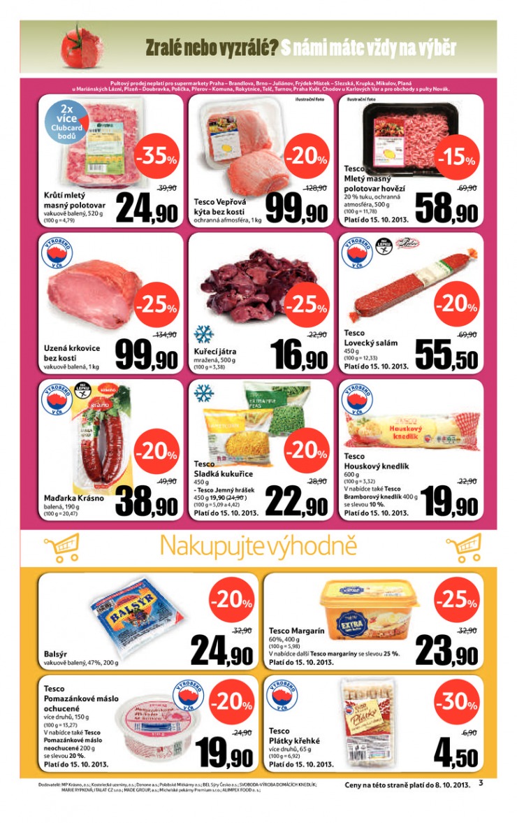 leták Tesco supermarkety od 2.10.2013 strana 1 leták Tesco supermarkety od 2.10.2013 strana 1