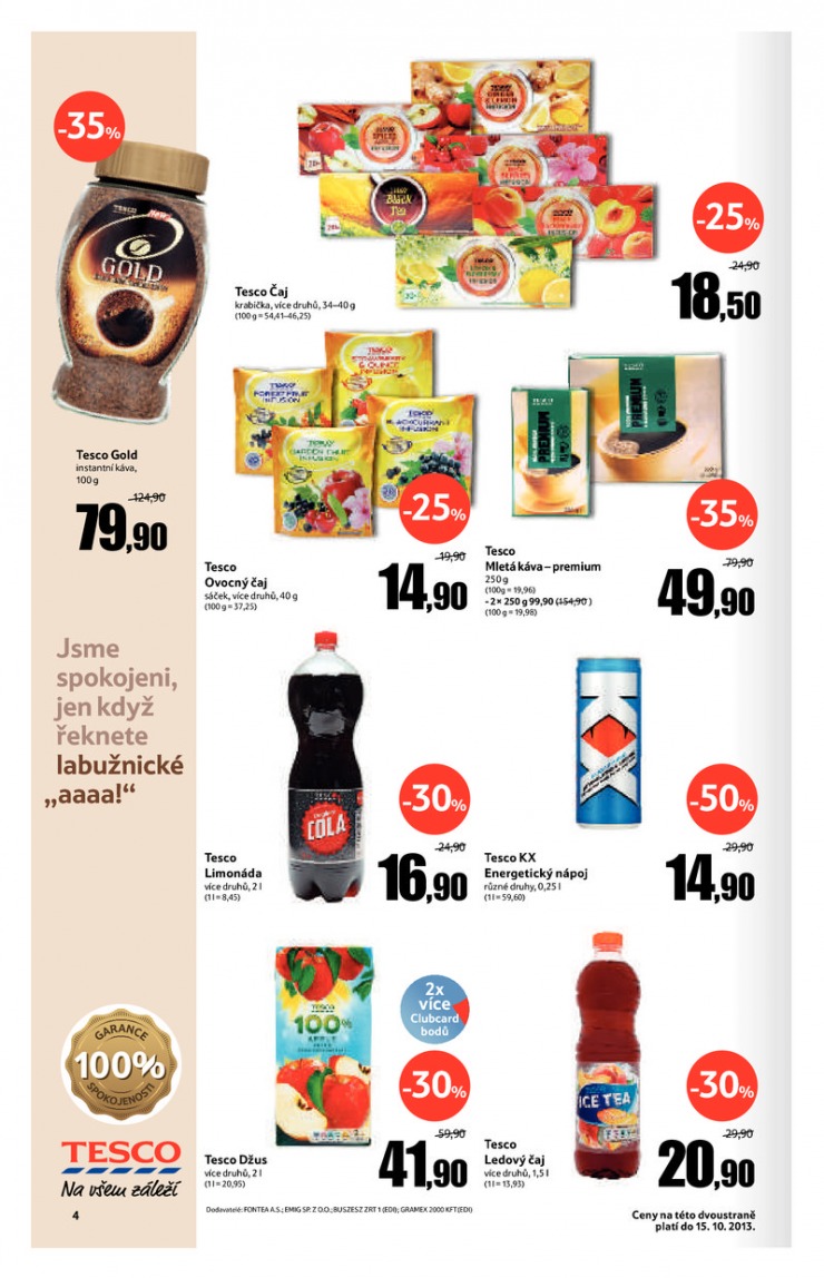 leták Tesco malé hypermarkety od 2.10.2013 strana 1 leták Tesco malé hypermarkety od 2.10.2013 strana 1