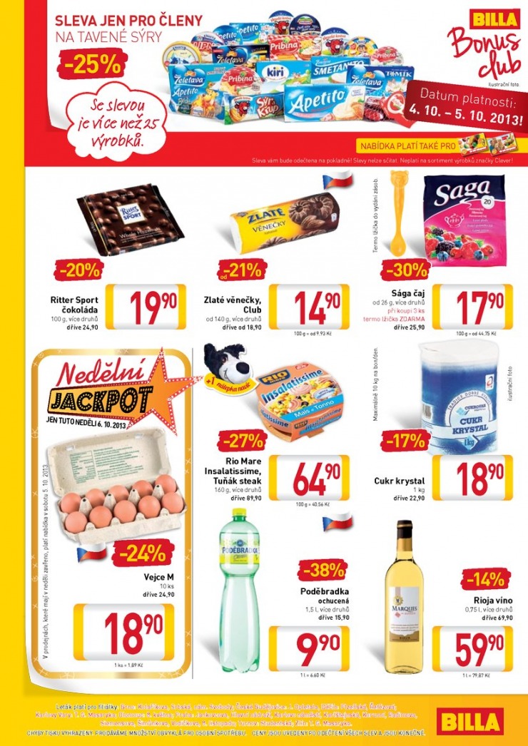 leták Billa malý od 2.10.2013 strana 1 leták Billa malý od 2.10.2013 strana 1