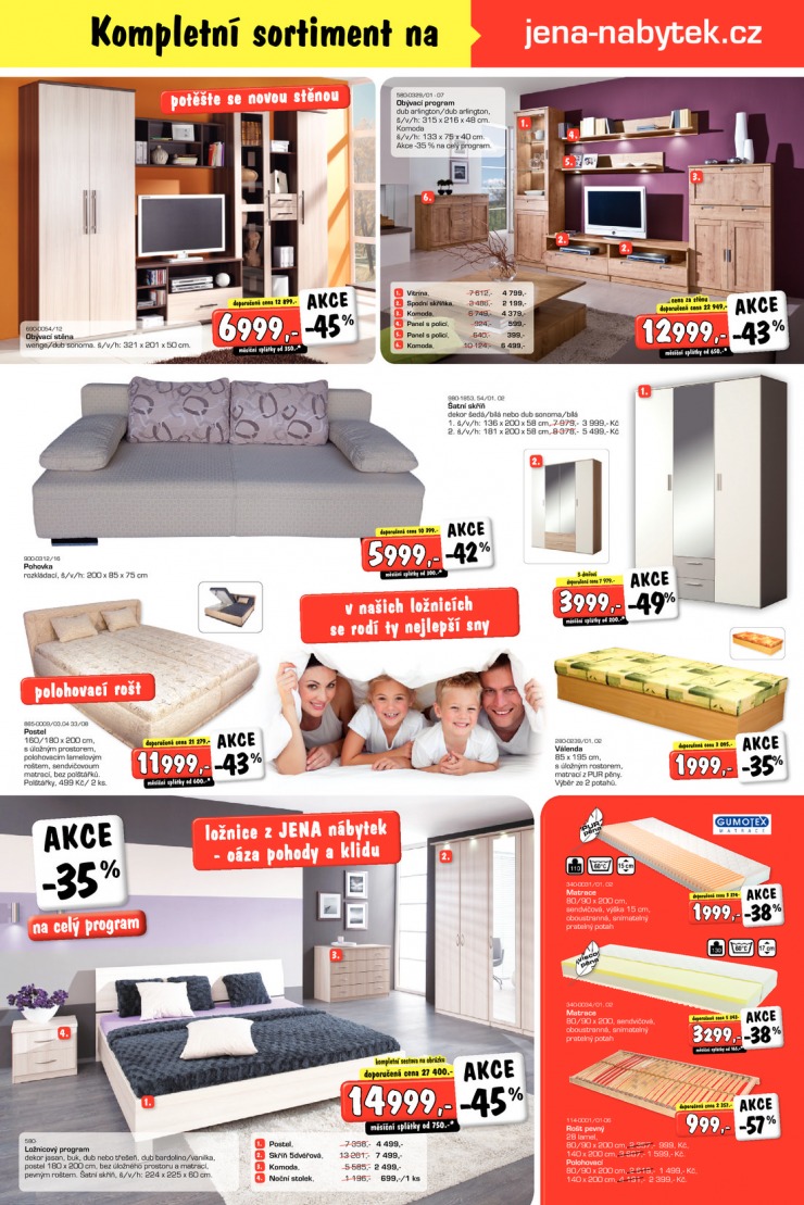 leták Jena nábytek Aktuální leták od 1.10.2013 strana 1 leták Jena nábytek Aktuální leták od 1.10.2013 strana 1