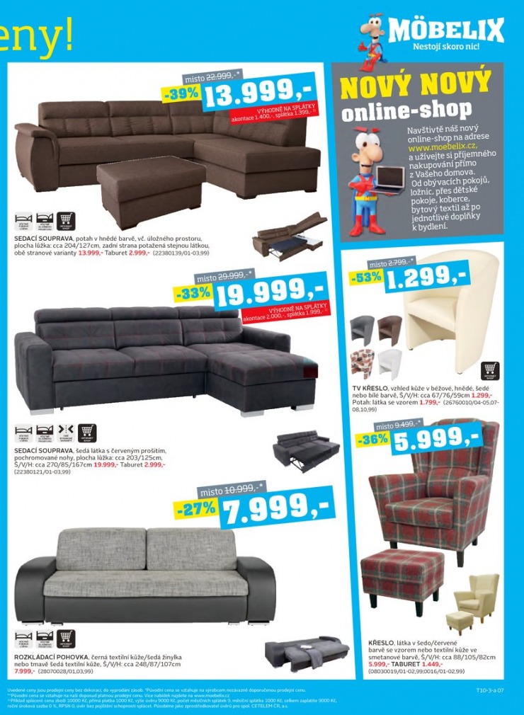 let�k Mobelix Aktu�ln� prospekt od 1.10.2013 strana 1