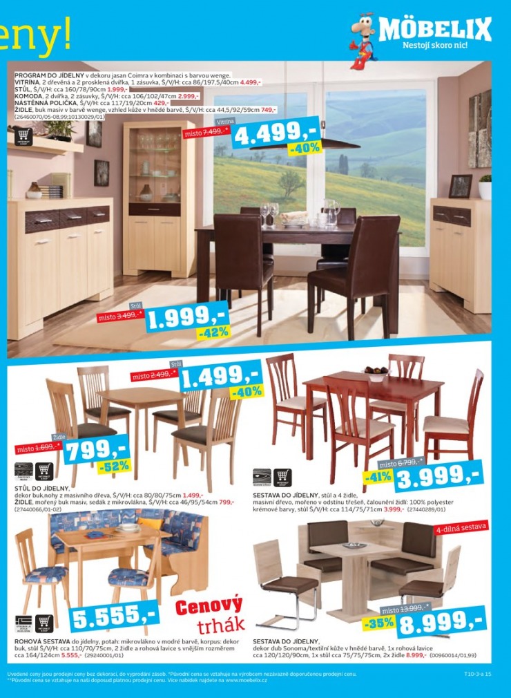 let�k Mobelix Aktu�ln� prospekt od 1.10.2013 strana 1