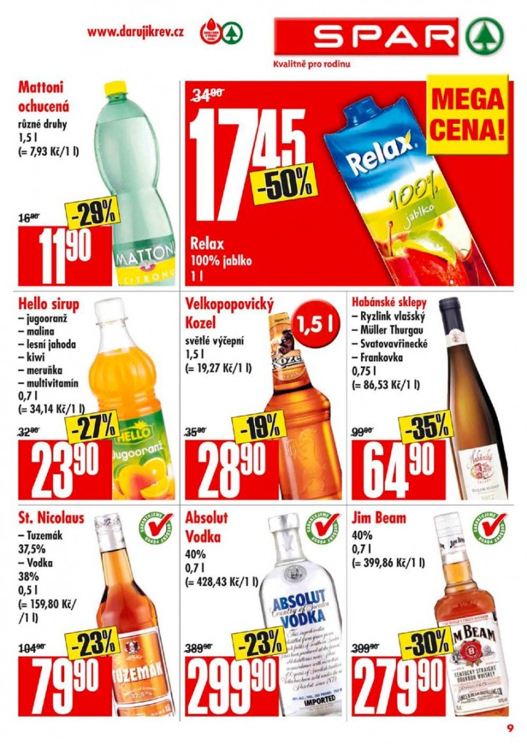 letk Interspar nabdka Spar od 2.10.2013 strana 1