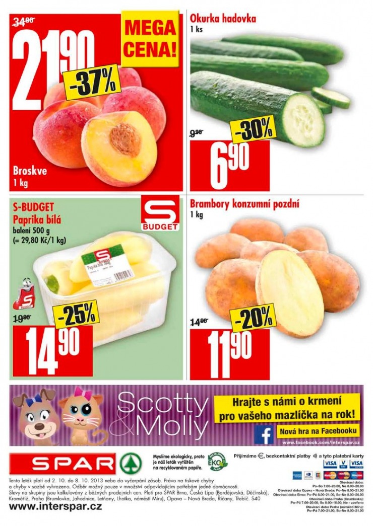 leták Interspar nabídka Spar od 2.10.2013 strana 1 leták Interspar nabídka Spar od 2.10.2013 strana 1