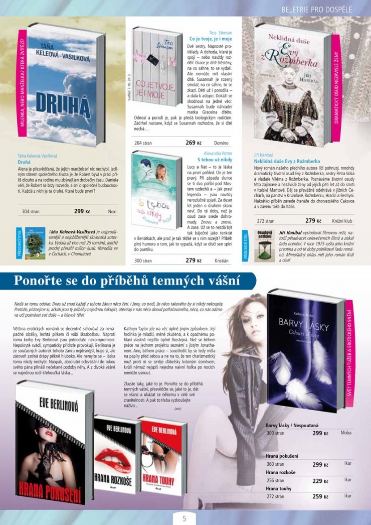 let�k Kni�n� klenoty Katalog od 1.10.2013 strana 1