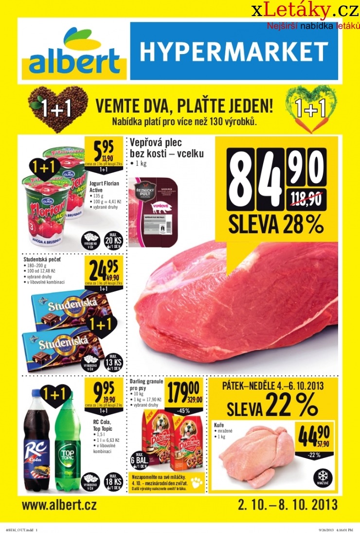 leták Albert Hypermarket akční leták strana 1 leták Albert Hypermarket akční leták strana 1