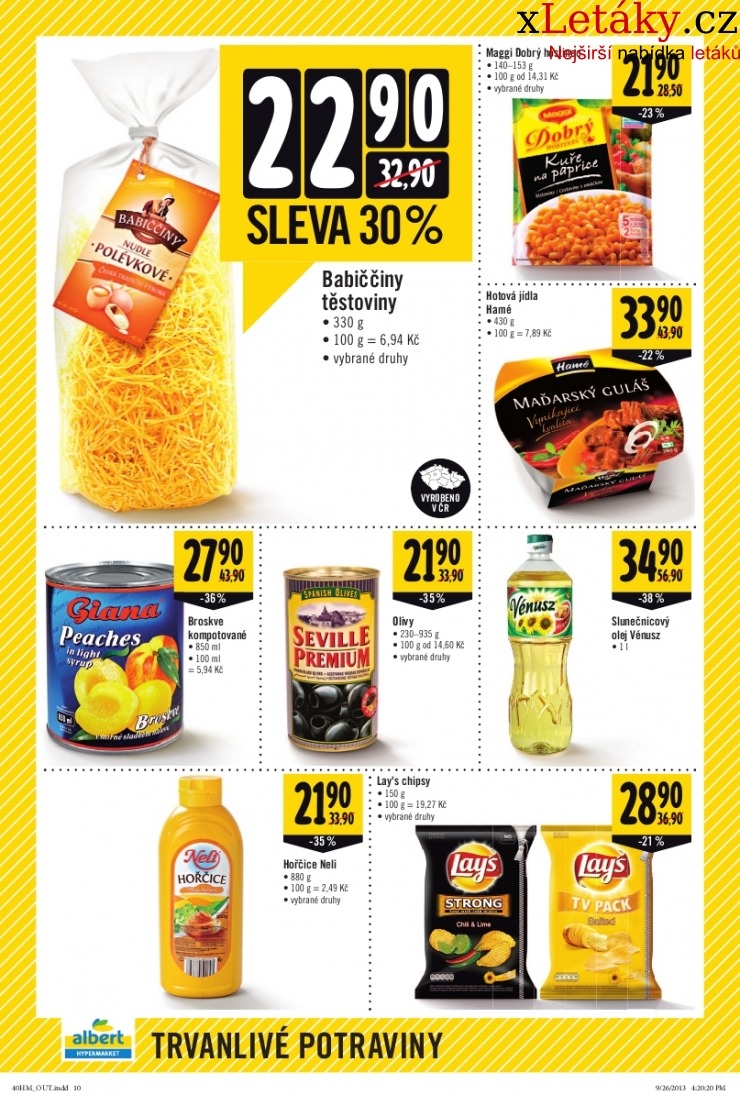 leták Albert Hypermarket akční leták strana 1 leták Albert Hypermarket akční leták strana 1