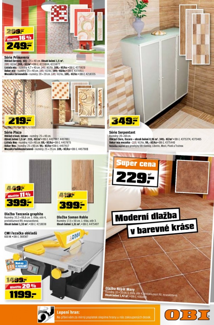 let�k OBI Aktu�ln� let�k od 3.10.2013 strana 1