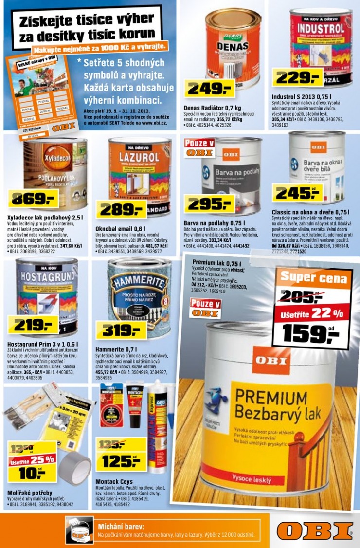 let�k OBI Aktu�ln� let�k od 3.10.2013 strana 1