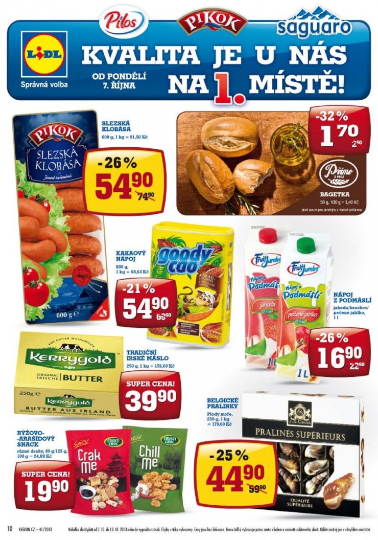 leták Lidl Akční nabídka od 7.10.2013 strana 1 leták Lidl Akční nabídka od 7.10.2013 strana 1