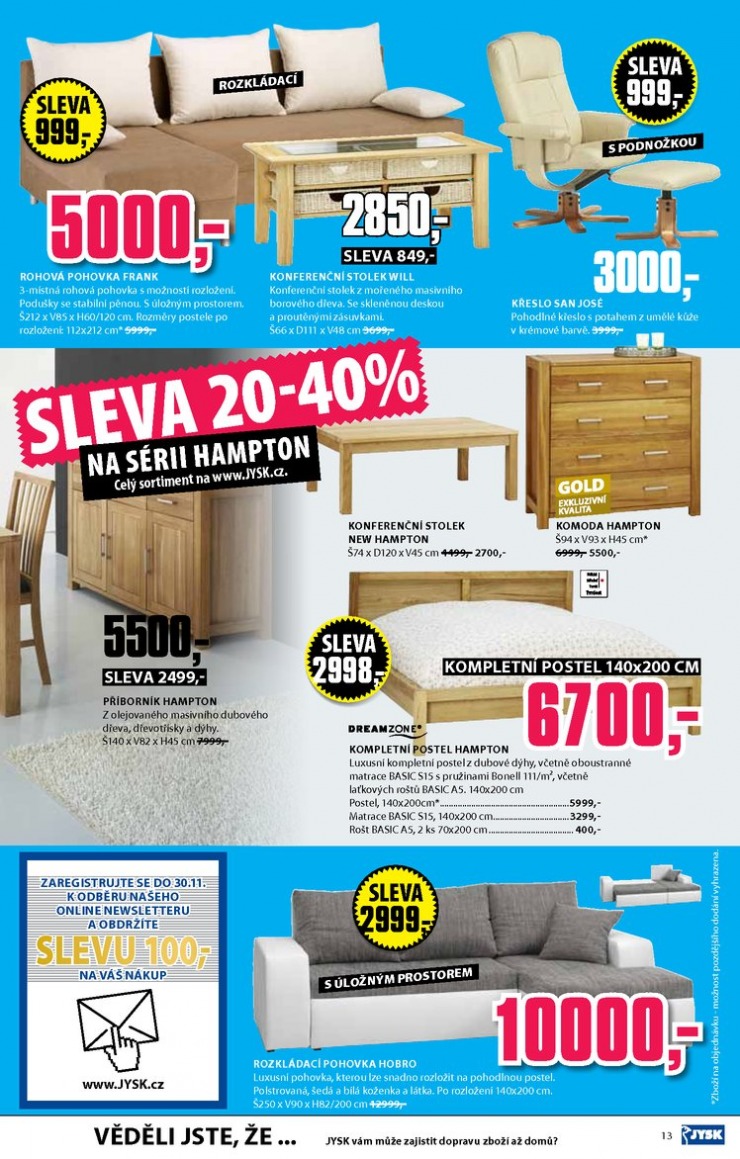 leták Jysk Nabídka týdne od 3.10.2013 strana 1 leták Jysk Nabídka týdne od 3.10.2013 strana 1