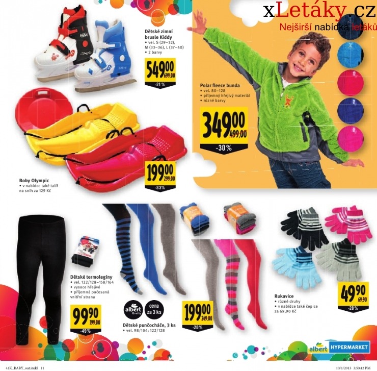 leták Albert Hypermarket - děti leták strana 1 leták Albert Hypermarket - děti leták strana 1