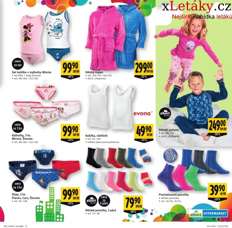 leták Albert Hypermarket - děti leták strana 1 leták Albert Hypermarket - děti leták strana 1
