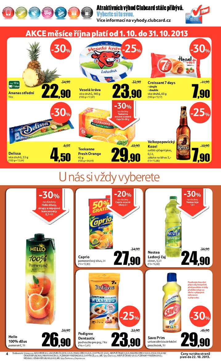 let�k Tesco Expres obchody od 9.10.2013 strana 1