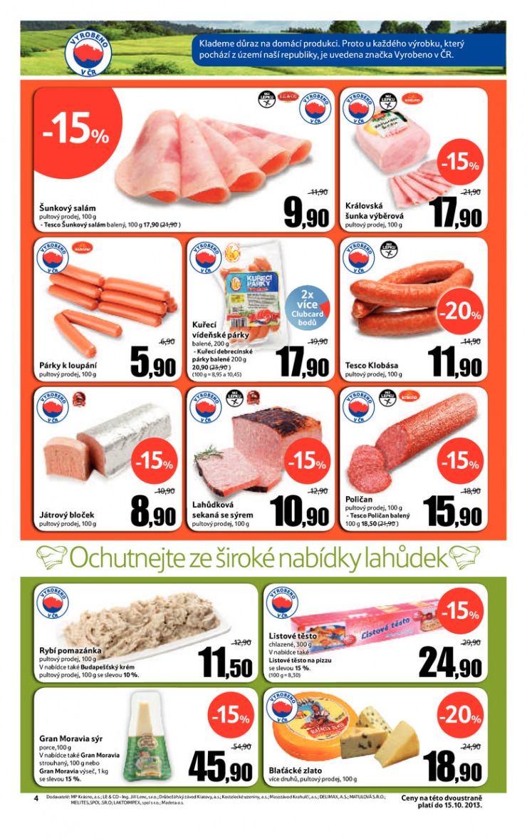 let�k Tesco velk� hypermarkety od 9.10.2013 strana 1