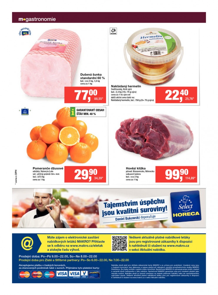 leták Makro Gastronomie čerstvé od 9.10.2013 strana 1 leták Makro Gastronomie čerstvé od 9.10.2013 strana 1