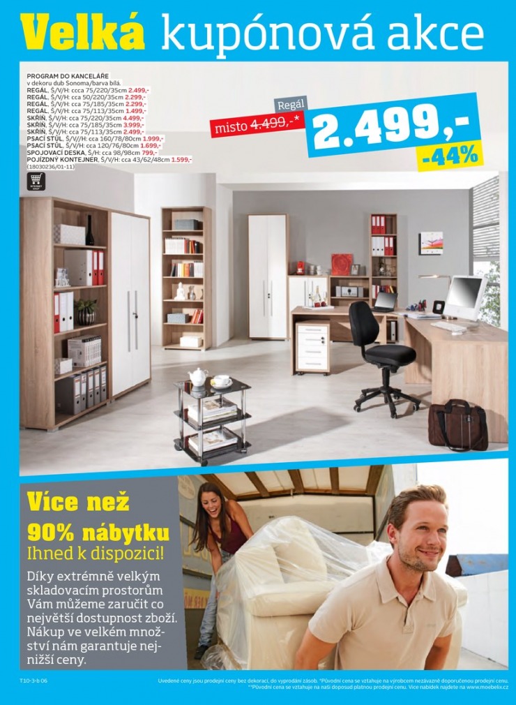 let�k Mobelix Aktu�ln� prospekt od 7.10.2013 strana 1