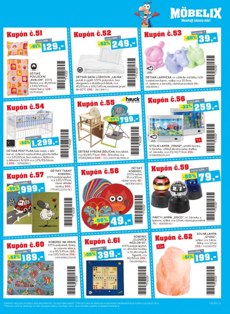 let�k Mobelix Aktu�ln� prospekt od 7.10.2013 strana 1